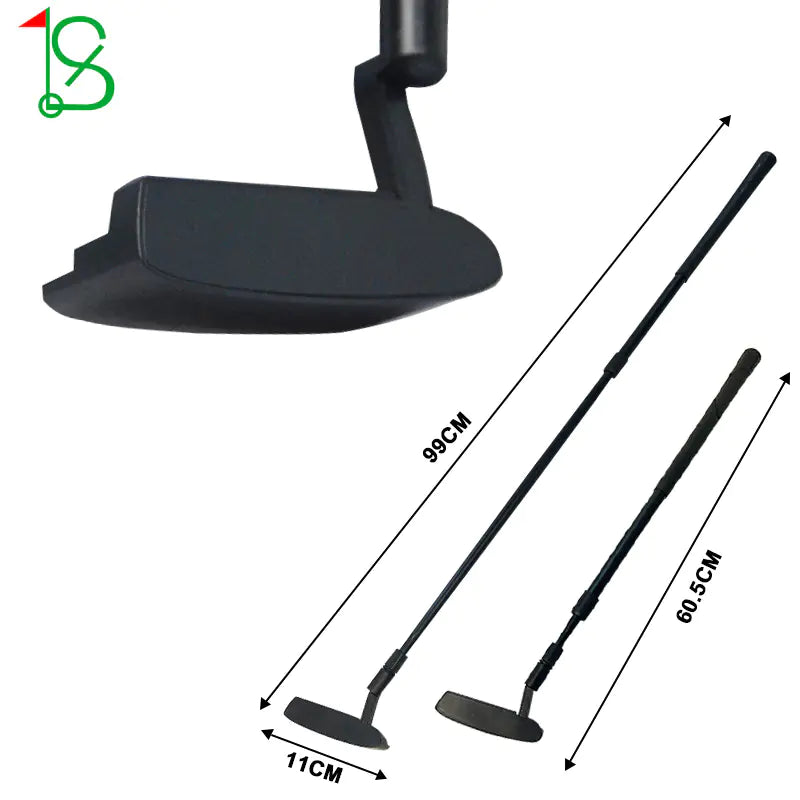 Palos de golf de plástico ajustables y portátiles
