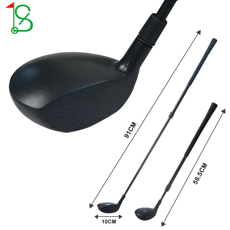 Palos de golf de plástico ajustables y portátiles
