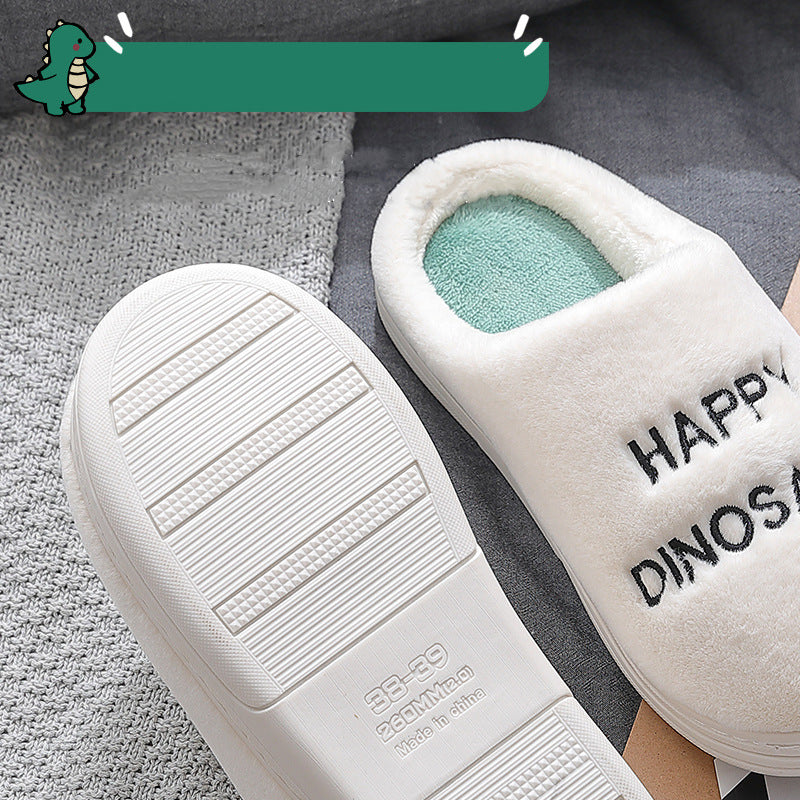 Zapatillas de Algodón Peluche Lindas para Parejas en Casa