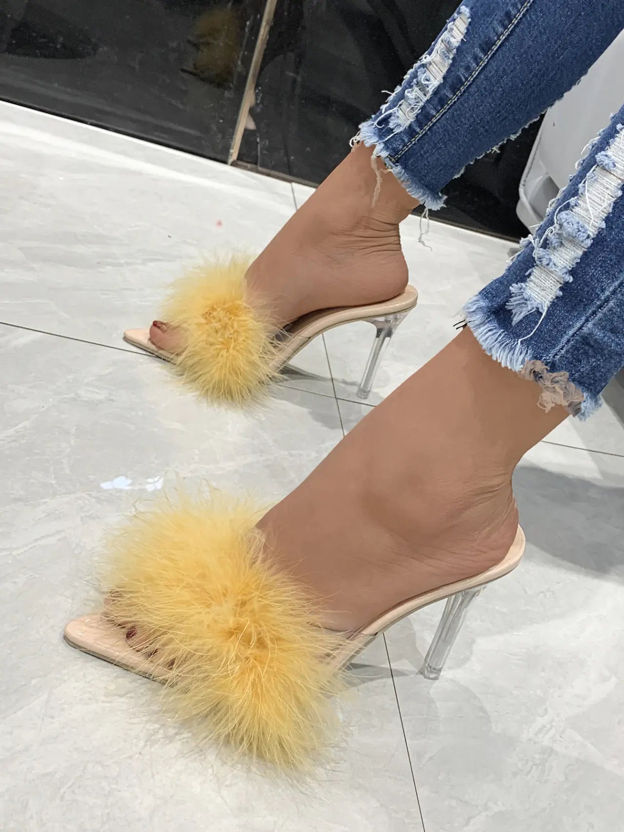 Sandalias Stiletto de Punta