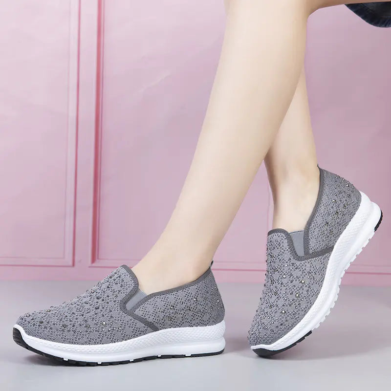 Zapatillas Deportivas Casuales de Tejido Flyknit para Mujer