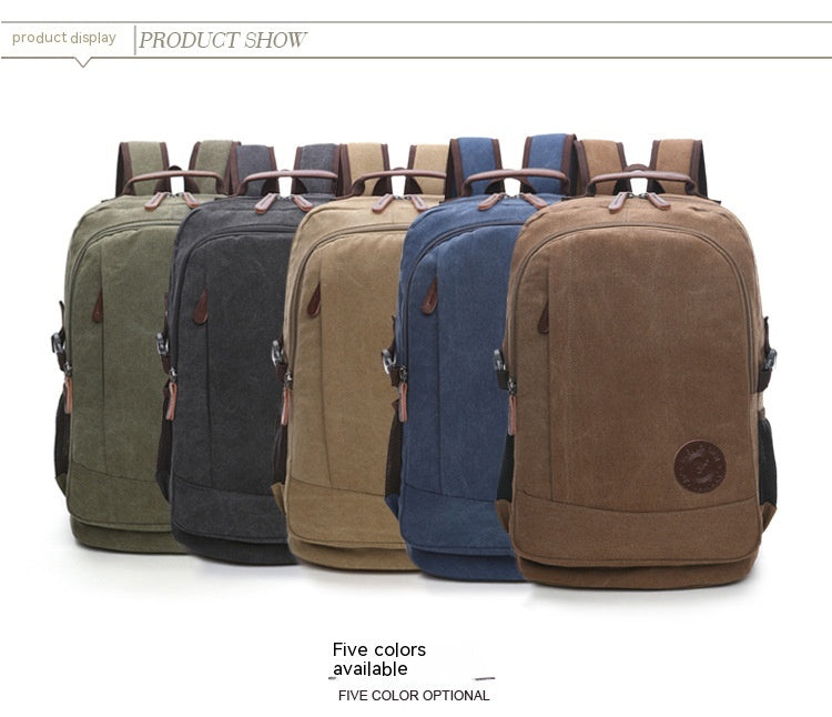 Mochilas de Lona Resistente de Gran Capacidad