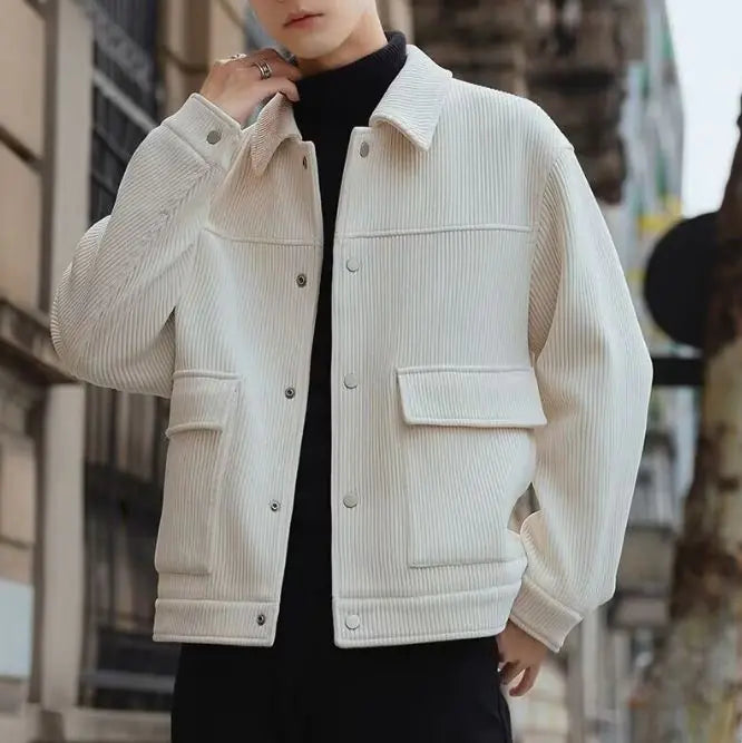 Ropa informal de hombre de estilo corto a rayas