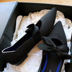 Zapatos Planos Casuales con Lazo