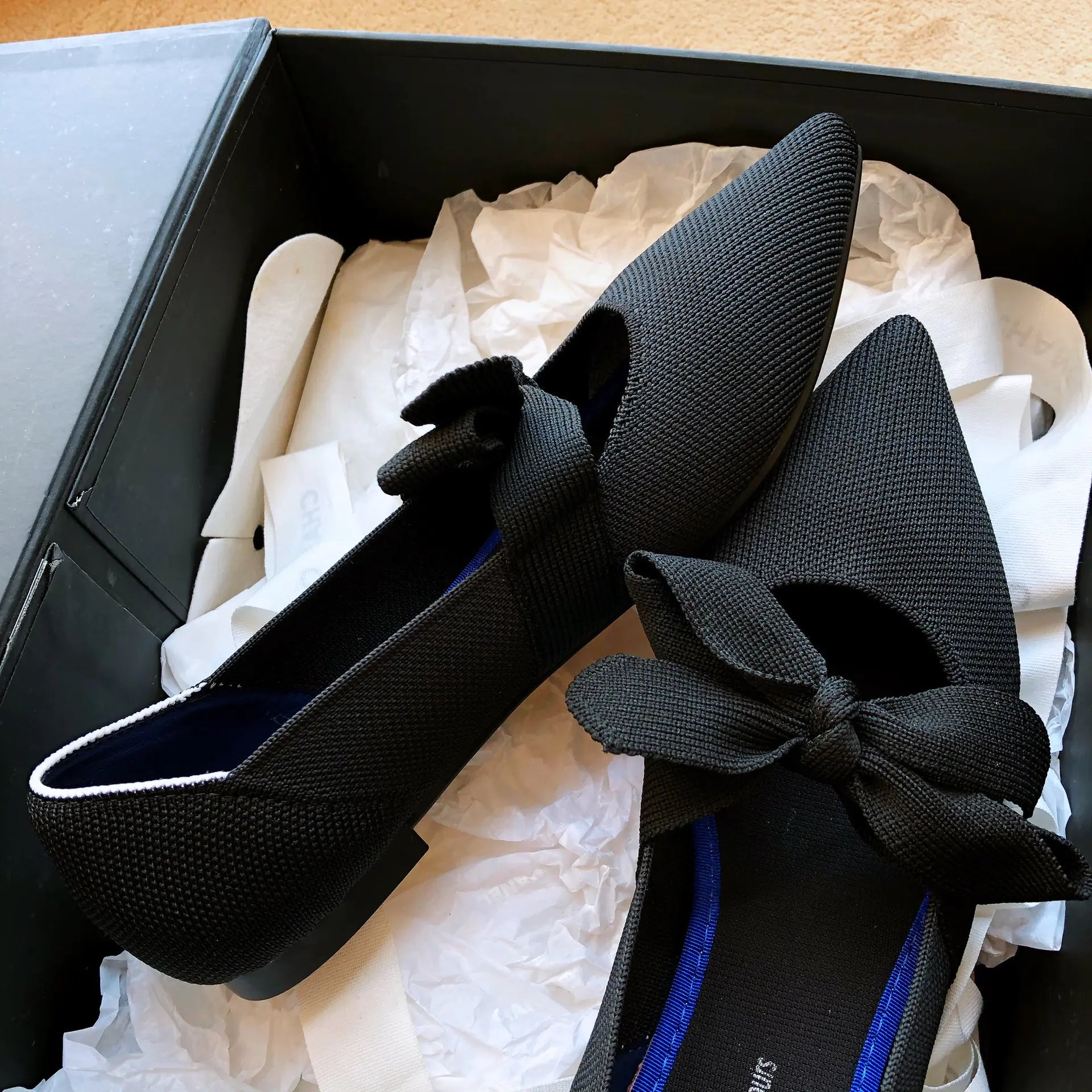 Zapatos Planos Casuales con Lazo