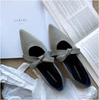 Zapatos Planos Casuales con Lazo