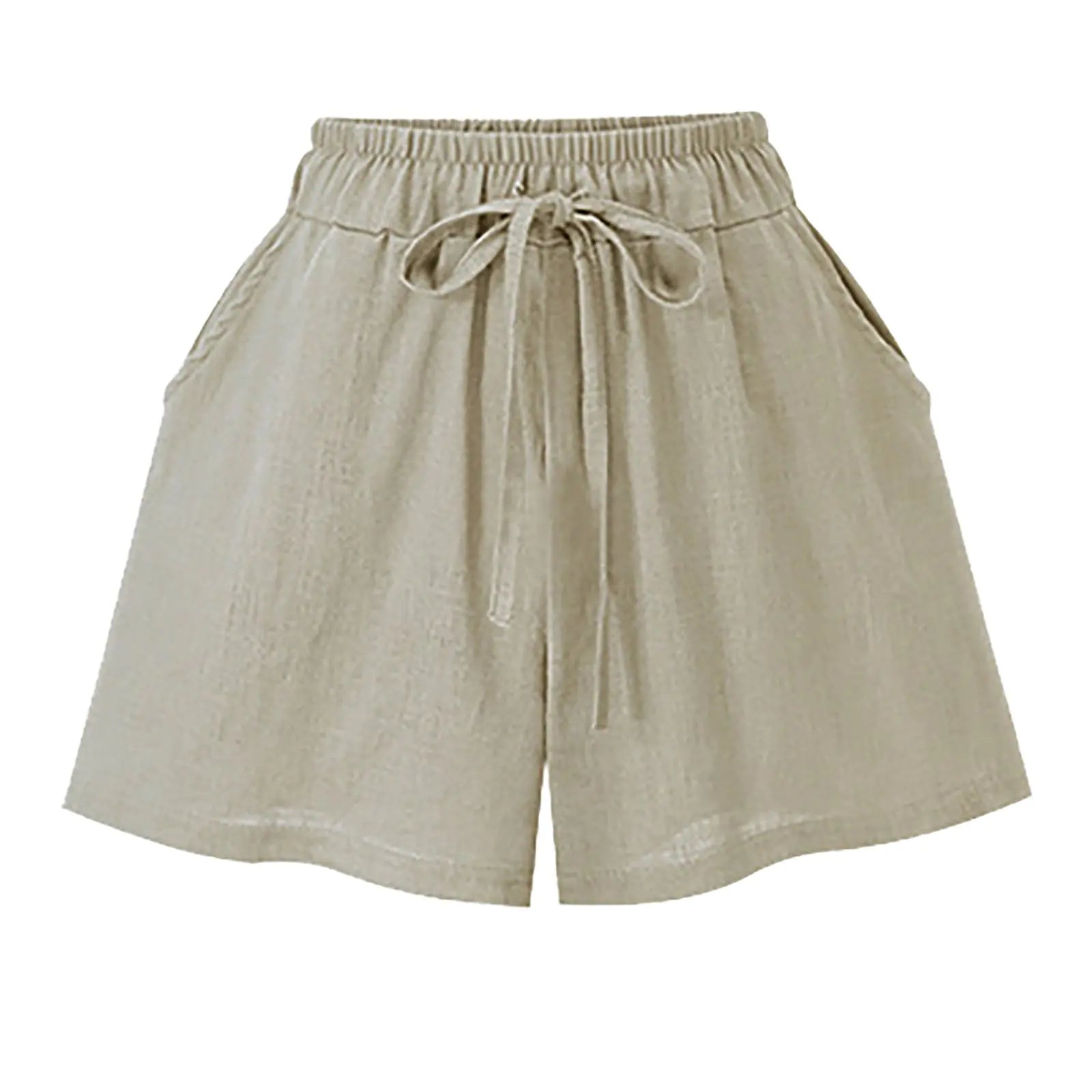 Pantalones cortos holgados de cintura alta de verano