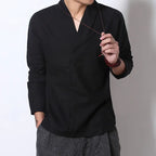 Camisa de lino para hombre