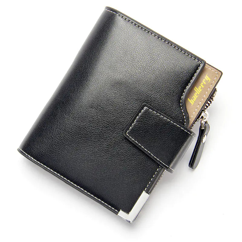 Cartera Multifuncional Trifold para Hombre con Cremallera