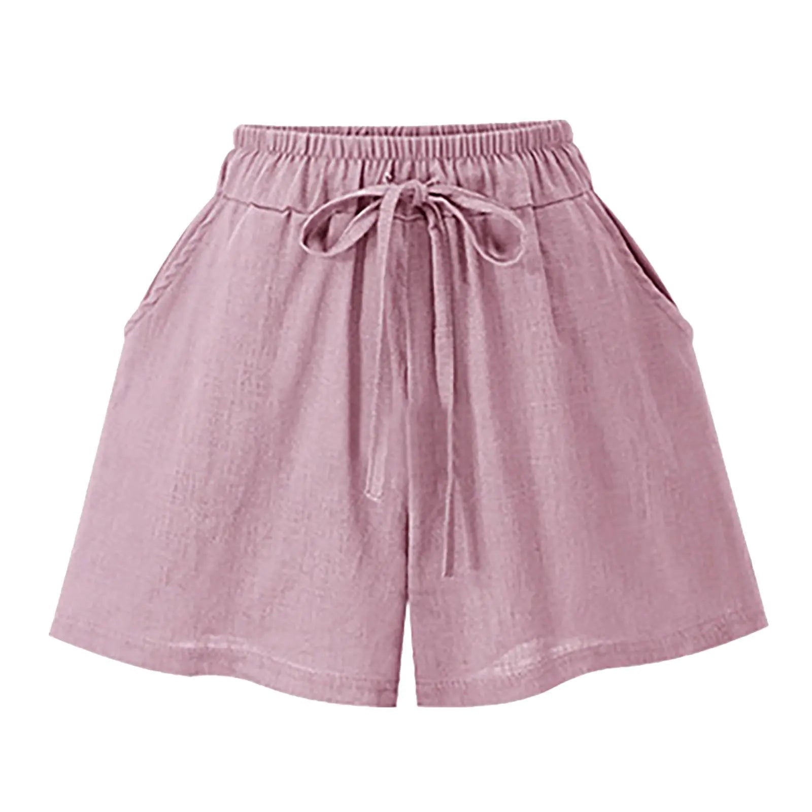 Pantalones cortos holgados de cintura alta de verano