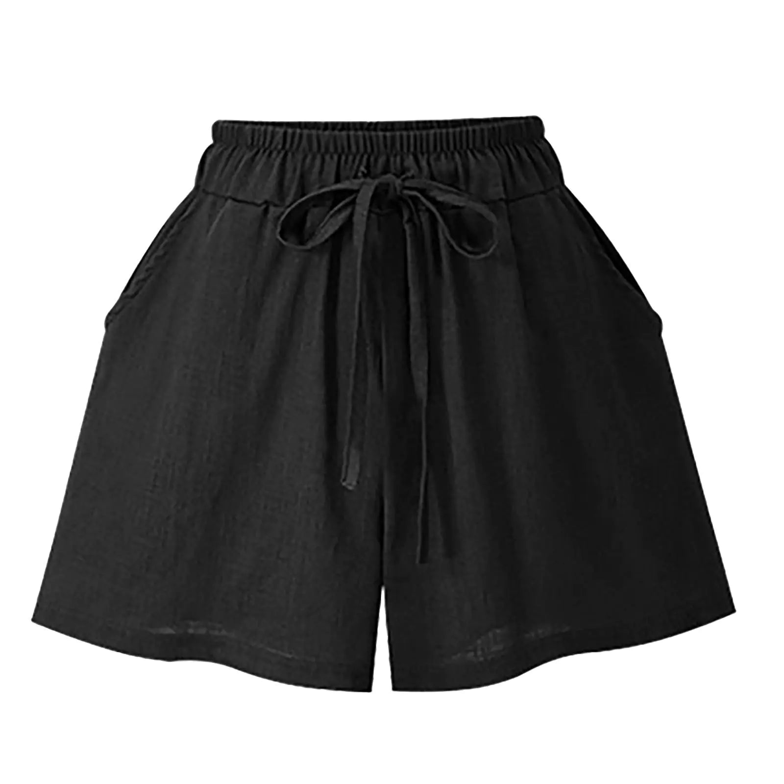 Pantalones cortos holgados de cintura alta de verano