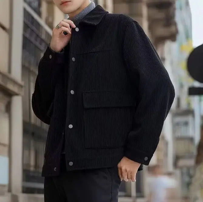 Ropa informal de hombre de estilo corto a rayas
