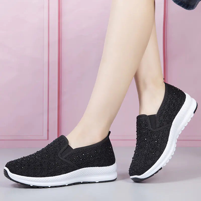 Zapatillas Deportivas Casuales de Tejido Flyknit para Mujer