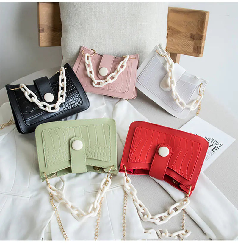 Bolsos Bandolera de Mujer con Patrón de Piedra