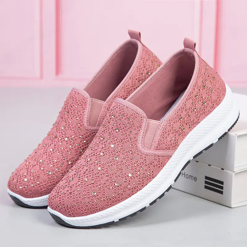 Zapatillas Deportivas Casuales de Tejido Flyknit para Mujer