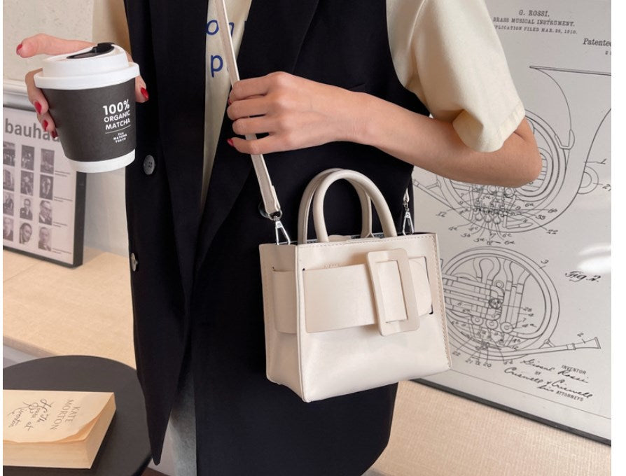Bolso Pequeño Cuadrado Vintage - Diseño Versátil