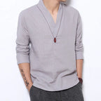 Camisa de lino para hombre