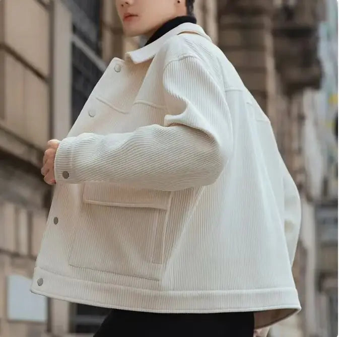 Ropa informal de hombre de estilo corto a rayas