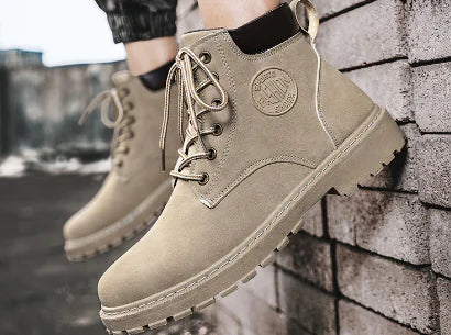 Botas con Punta Redonda para Hombre