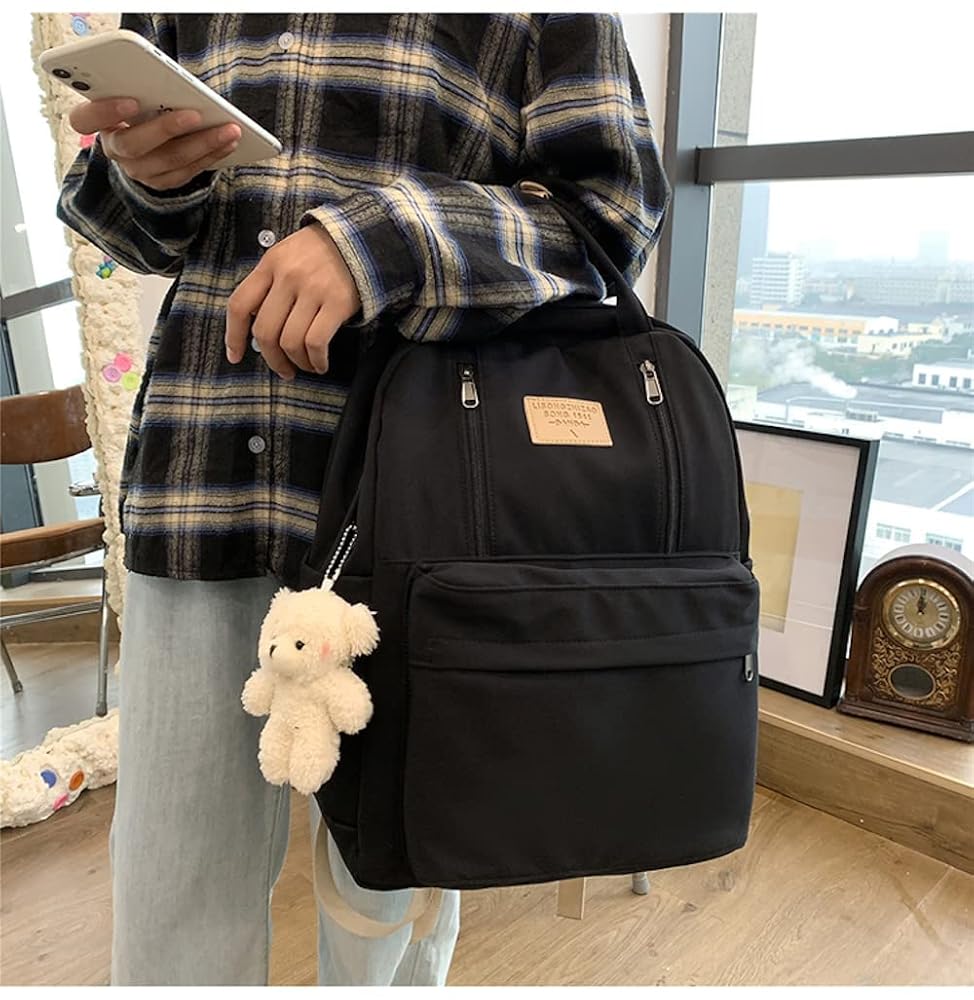 Bolsa Escolar con Doble Cremallera