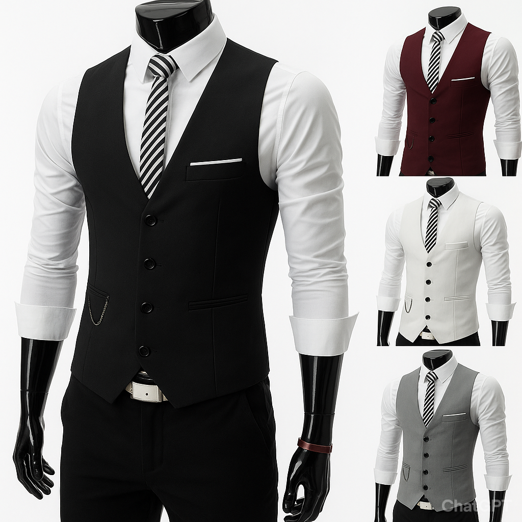 Chaleco formal para hombre
