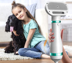 Peine Secador de Pelo Eléctrico para Perros y Gatos