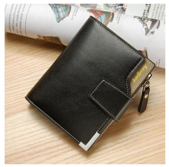 Cartera Multifuncional Trifold para Hombre con Cremallera