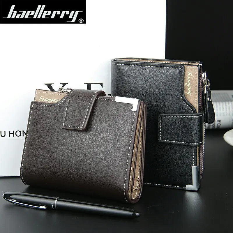 Cartera Multifuncional Trifold para Hombre con Cremallera
