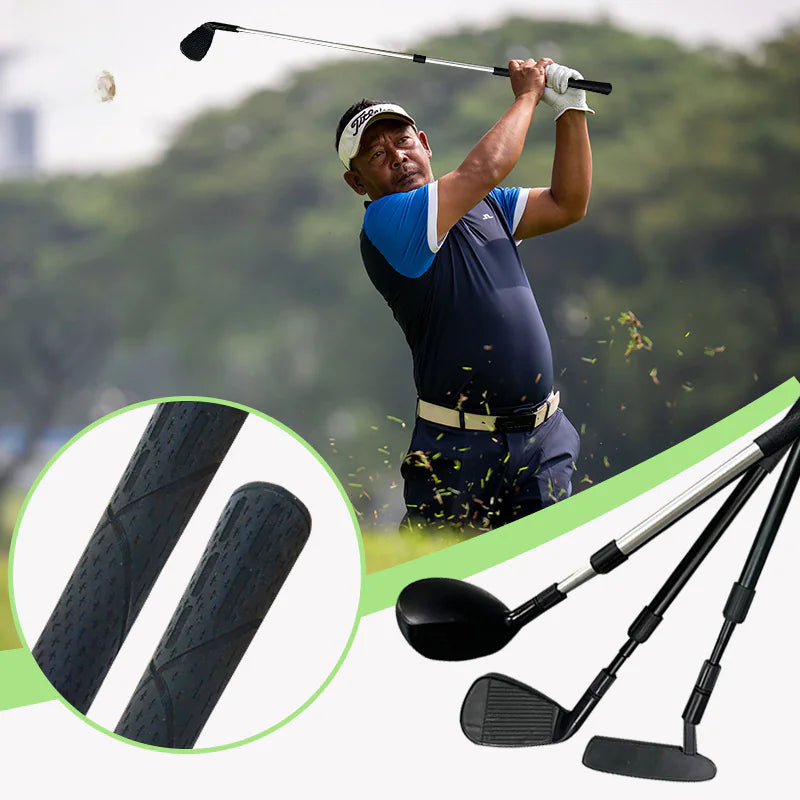 Palos de golf de plástico ajustables y portátiles